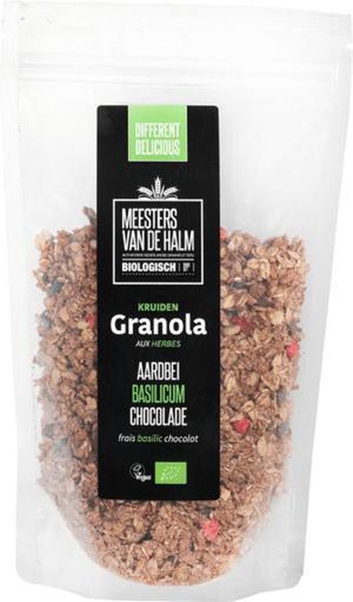 Granola aardbei