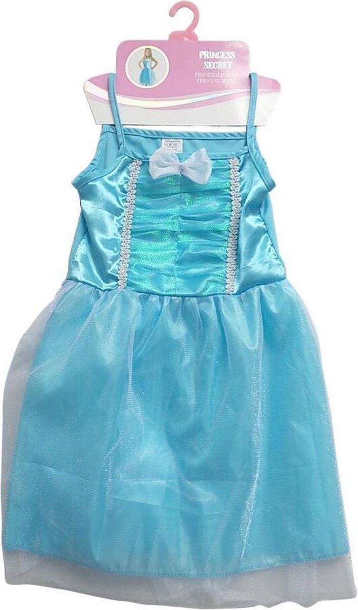 Princess Secret Prinsessenjurk 6-8 Jaar Blauw