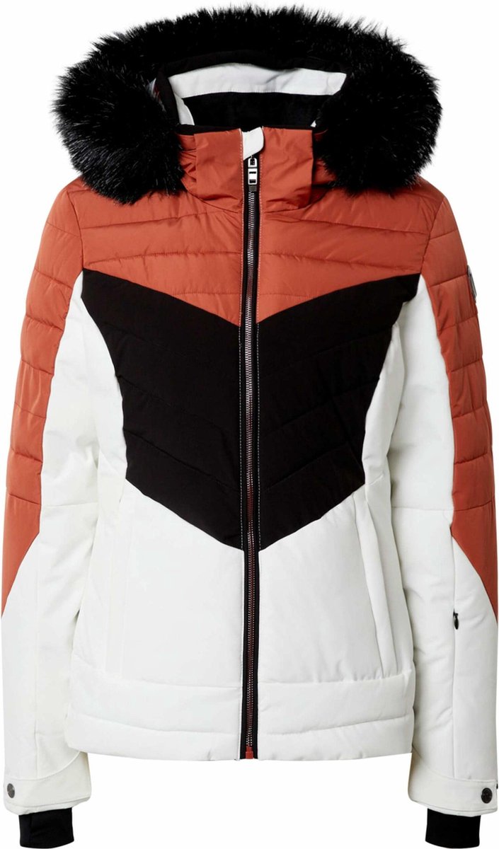 Killtec dames ski jas Atka wit/roest - maat 38