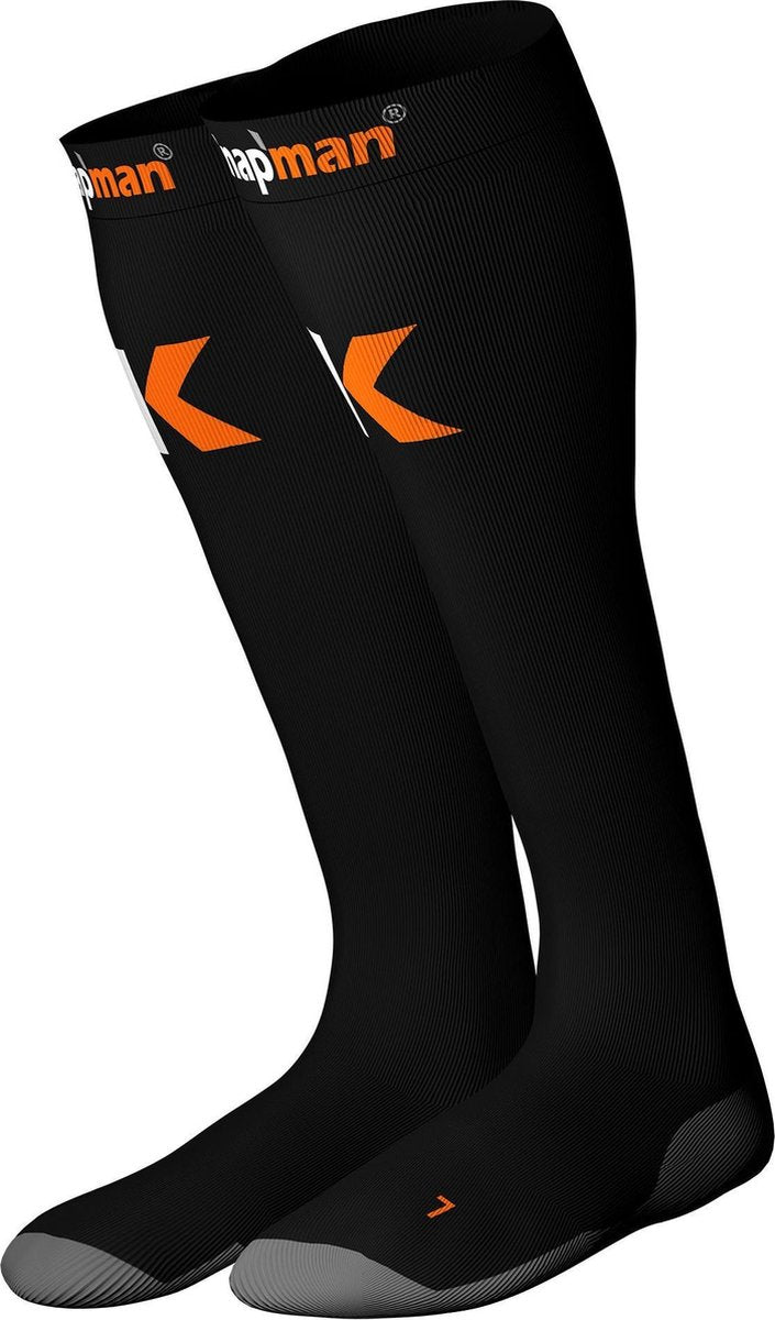 Knapman Active Strong Compressiekousen | Sportkousen | Zwart | Maat M