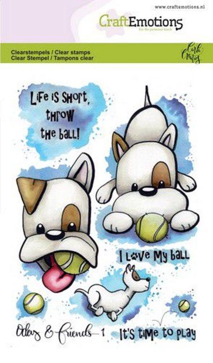 CraftEmotions clearstamps A6 - Odey & Friends 1 Carla Creaties