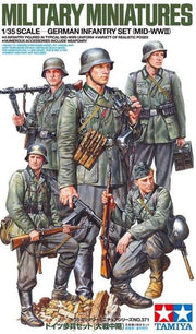 1:35 Tamiya 35371 German Infantry Mid-WWII Set Plastic kit