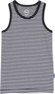 Claesen's Jongens Onderhemd - Navy/White Stripes - Maat 164-170