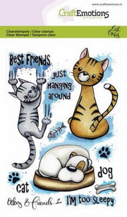 CraftEmotions clearstamps A6 - Odey & Friends 2 Carla Creaties