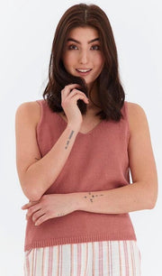 b.young BYMANILLA TOP - Canyon Rose Pink