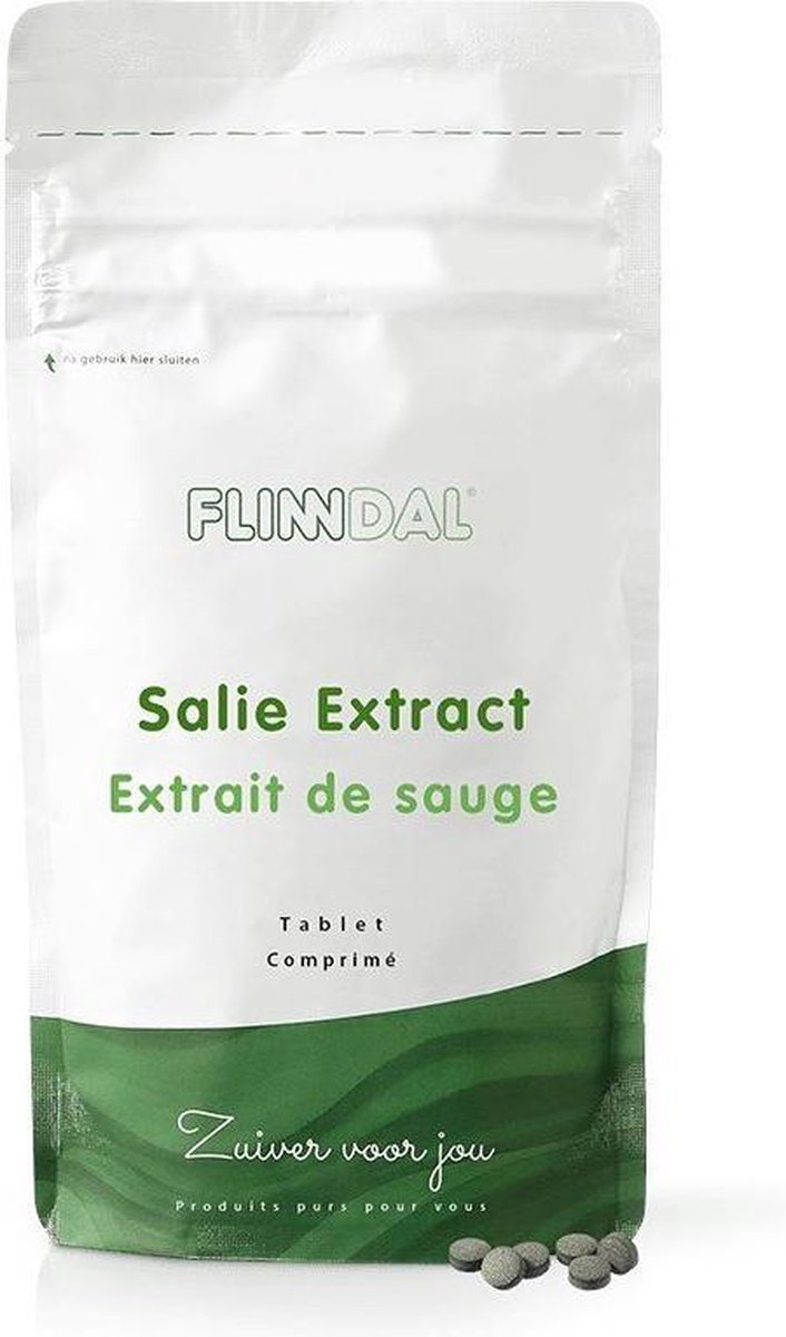 Salie Extract 90 tabletten - Helpt bij opvliegers*