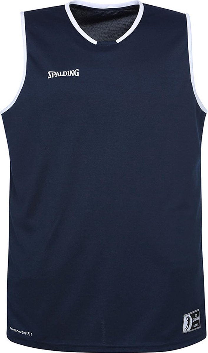 Spalding Move Tanktop Heren - Navy / Wit - maat L