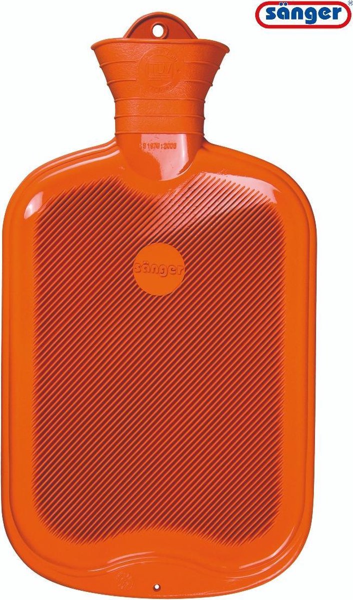 Effen Warmwaterkruik Oranje - Sänger