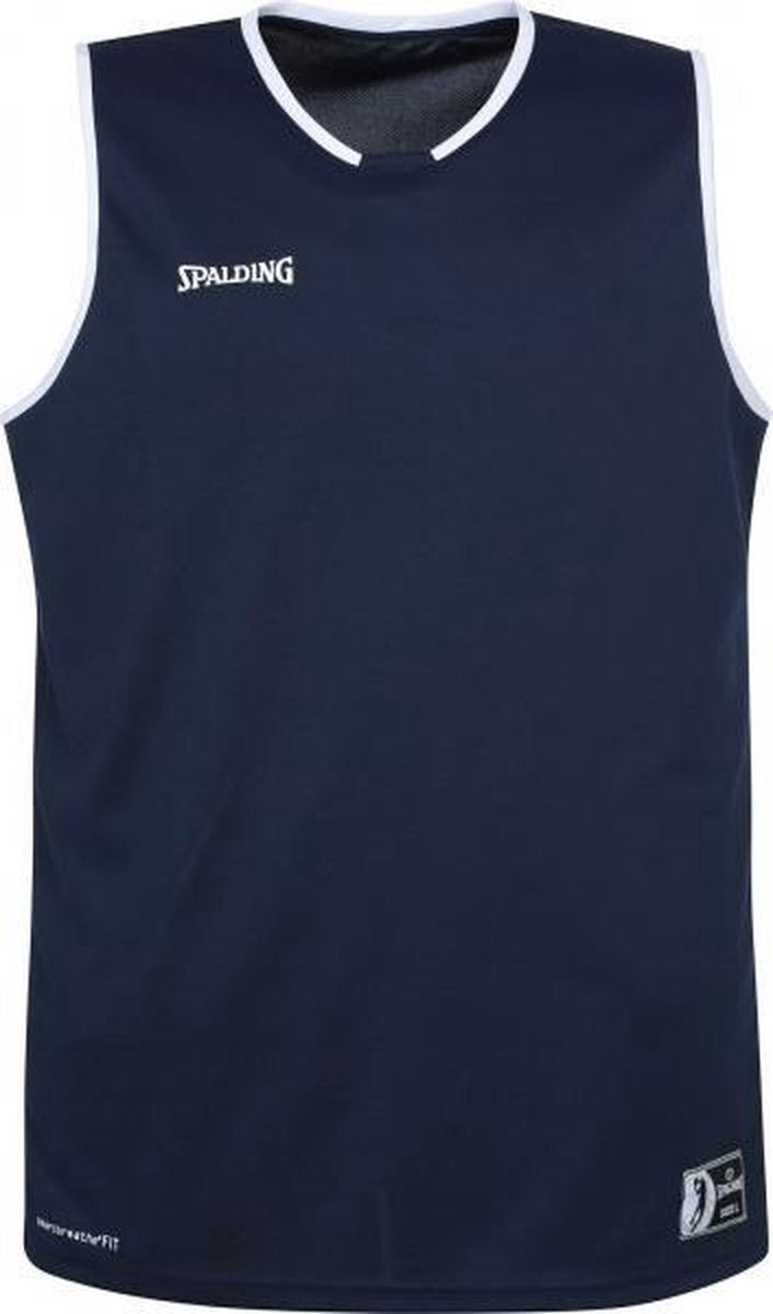Spalding Move Tanktop Heren - Navy / Wit - maat 128