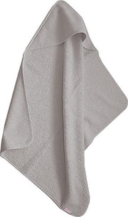 Cottonbaby Badcape wafel/badstof - lichtgrijs