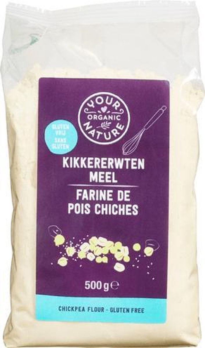 Kikkererwtenmeel Your Organic Nature - Zak 500 gram - Biologisch