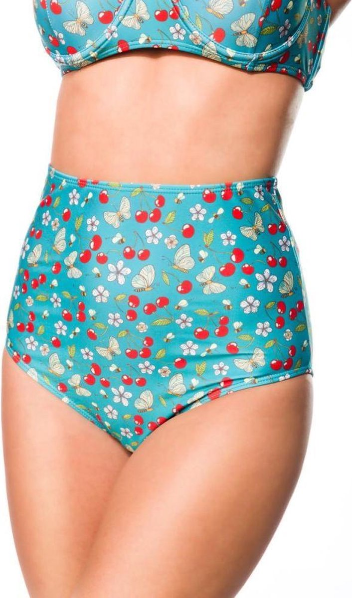 Belsira Bikinibroekje -L- 50115 Groen/Wit