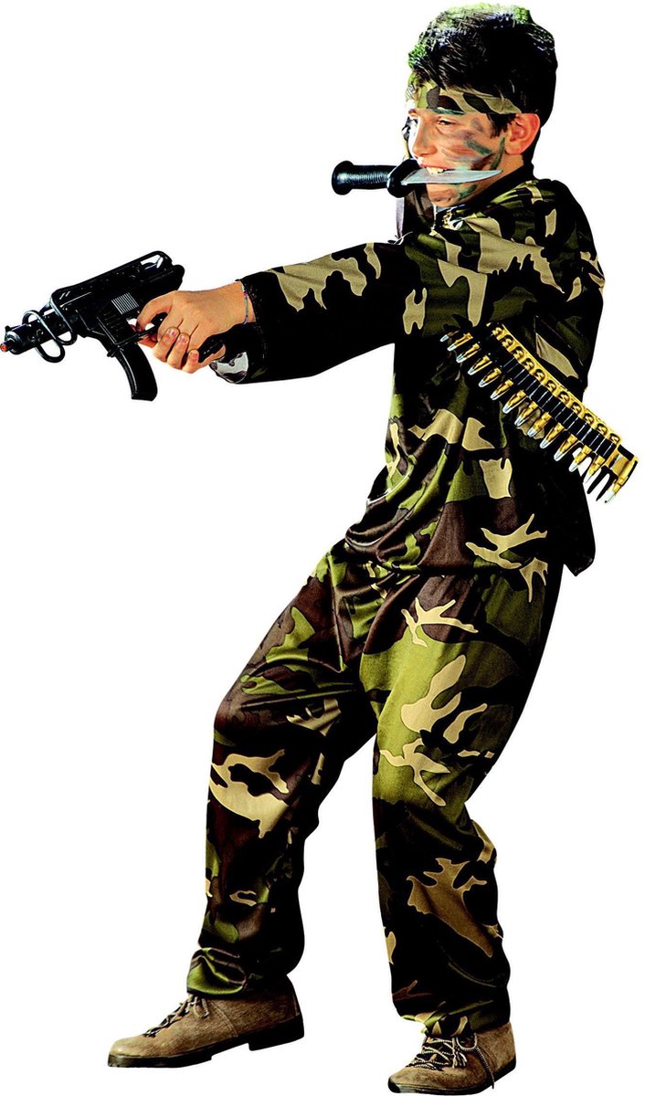 Camouflage kostuum voor kinderen - Verkleedkleding