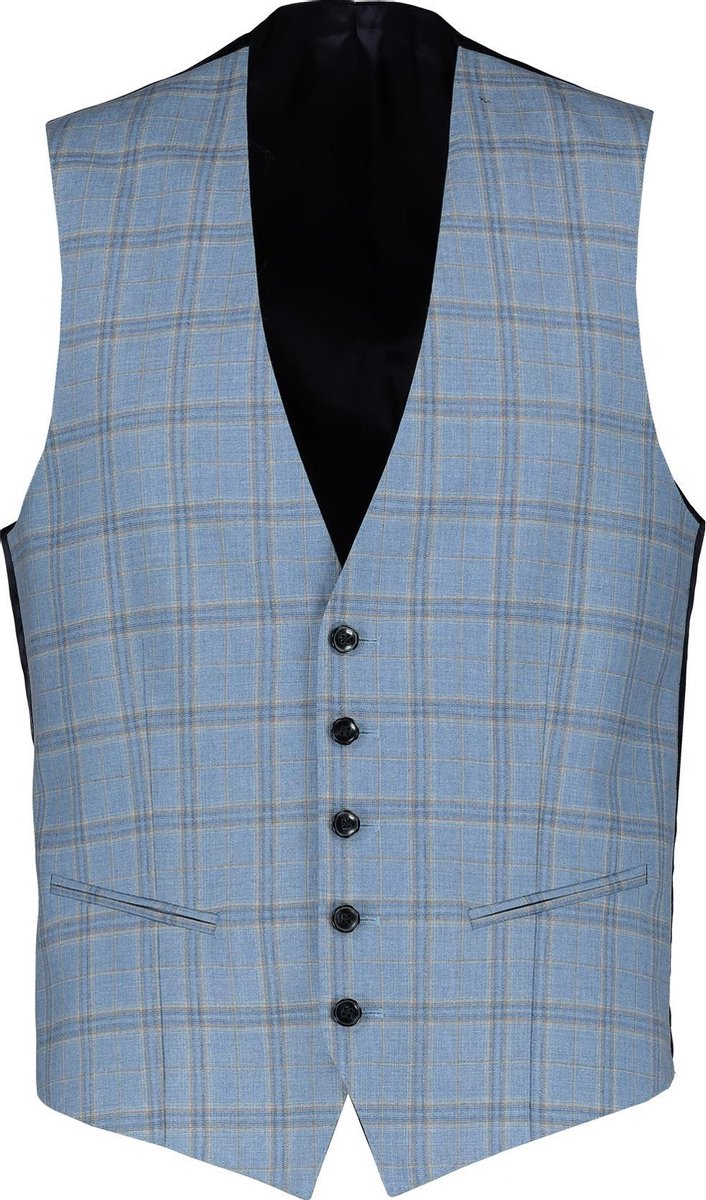 Jac Hensen Premium Gilet - Slim Fit - Blauw - 56