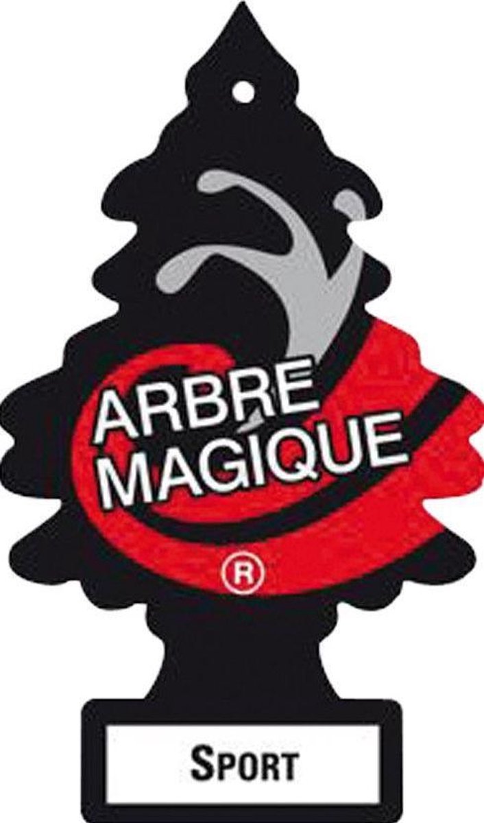 Arbre Magique Luchtverfrisser 12 X 7 Cm Sport Zwart