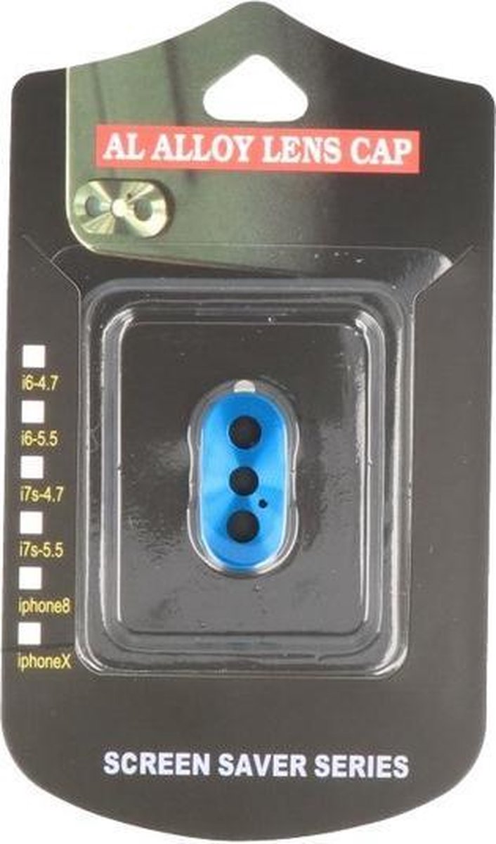 BestCases - Apple iPhone X camera lens cover Blauw