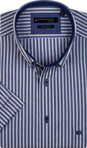 Giordano 106107 Casual overhemd met korte mouwen - Maat XL - Heren