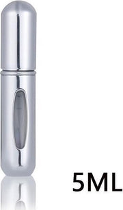 Parfumverstuiver - Navulbaar - To Go Parfum - Meeneem Parfum Flesje - Hervulbaar - 5ML - Zilver