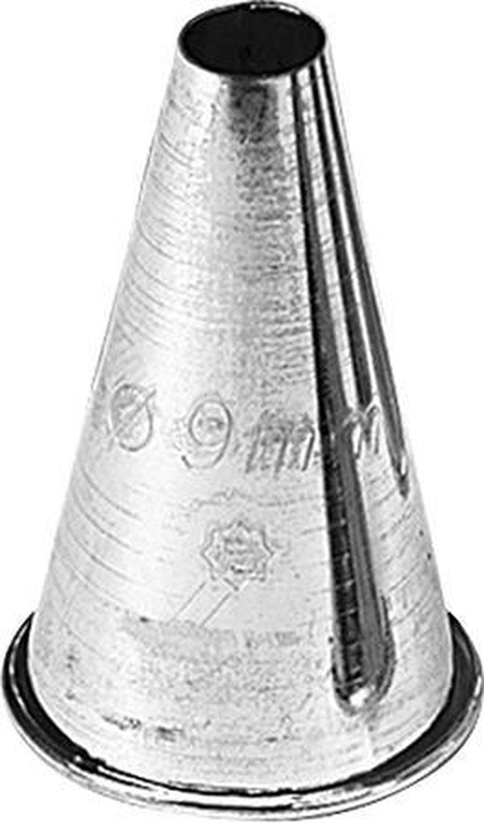 Garneerspuitje RVS Glad Ø9mm