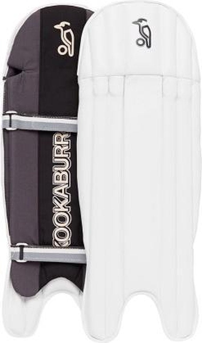 Kookaburra Wicket Keeping Pads 850 Junior 38 Cm Wit/zwart