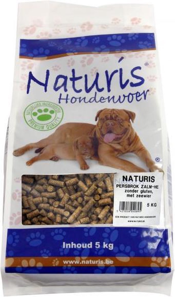 Naturis brok geperst high energy zalm hondenvoer 5 kg