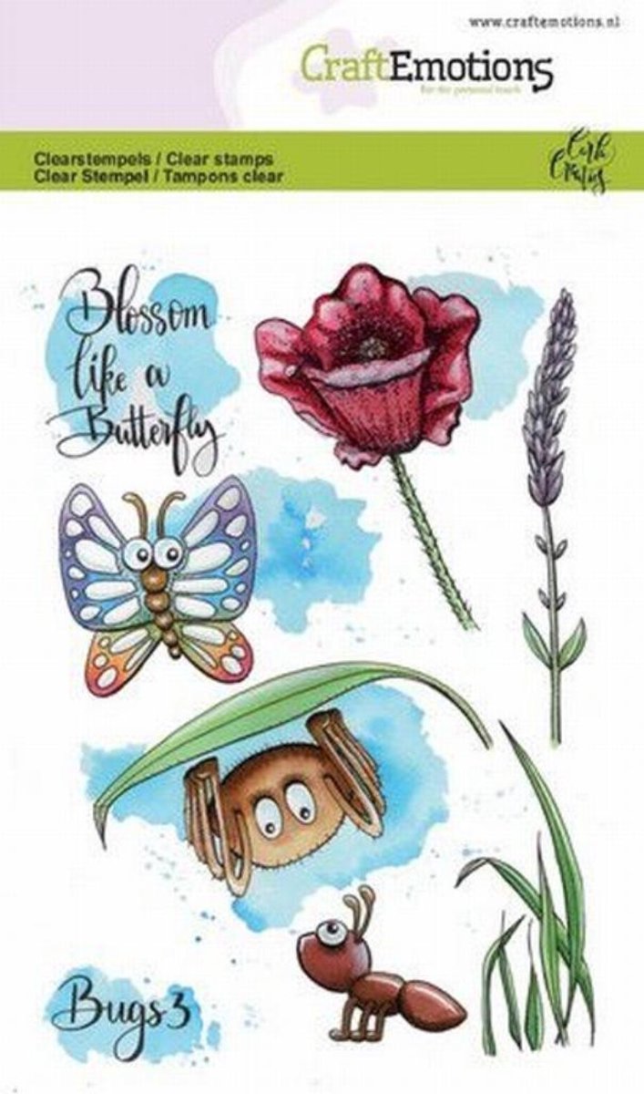 CraftEmotions clearstamps A6 - Bugs 3 Carla Creaties