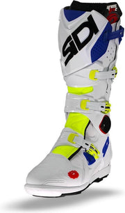 Sidi Crossfire 2 SRS Yellow Fluo White Blue Motorcycle Boots 40