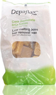 DermaSyis Depilflax Wax Blokken Naturel ( Striploos waxen ) 1kg.