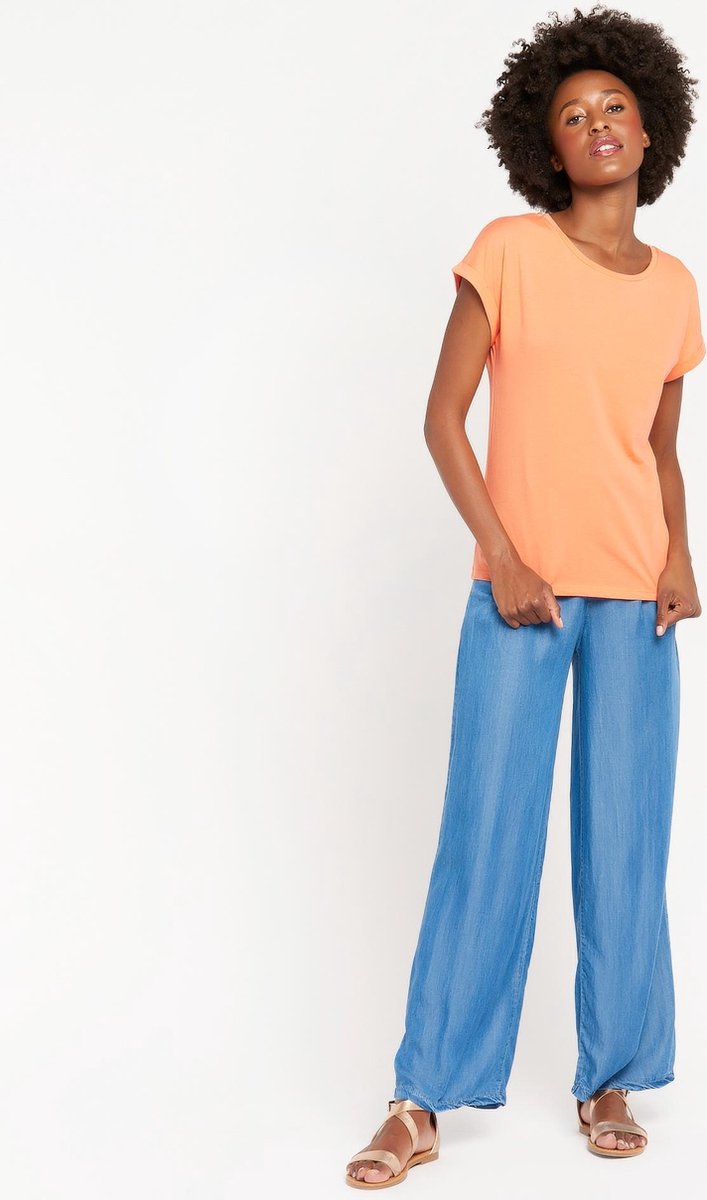 Basic t-shirt - Koraal