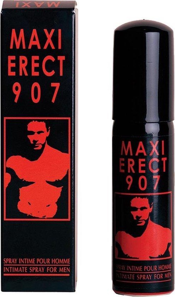 Maxi Erect 907 Spray 25 ML - Transparant - Drogist - Voor Hem - Drogisterij - Klaarkomen uitstellen