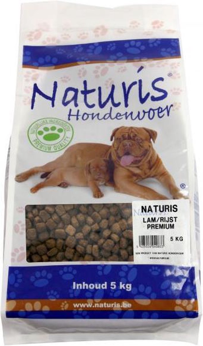 Naturis brok lam / rijst premium hondenvoer 5 kg
