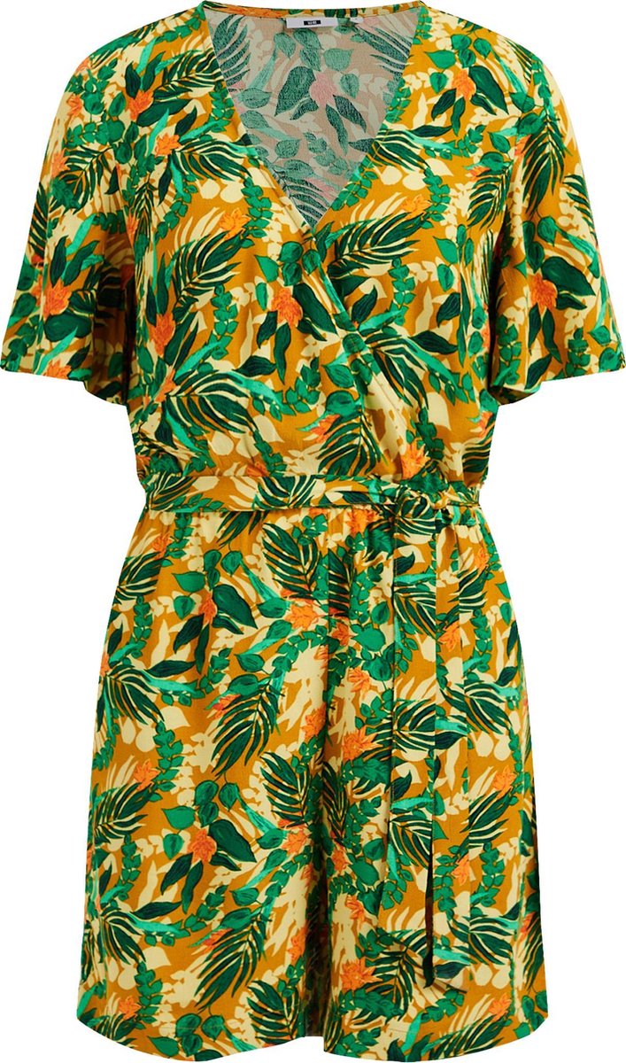 WE Fashion Dames jumpsuit met ceintuur