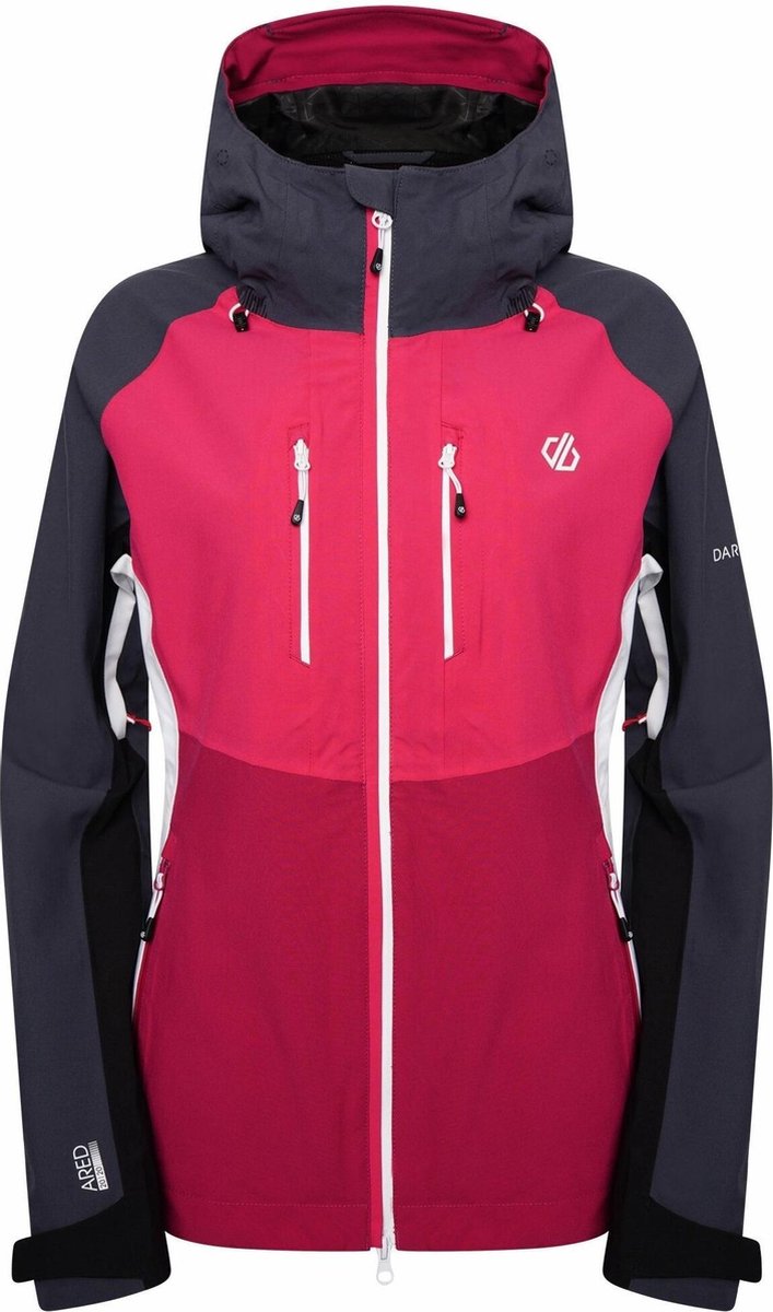 Dare 2b Outdoorjas Diverse Dames Polyester Roze/zwart Maat 44
