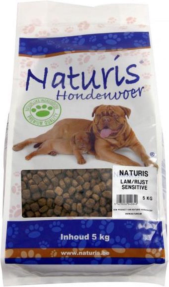 Naturis brok lam / rijst sensitive hondenvoer 5 kg