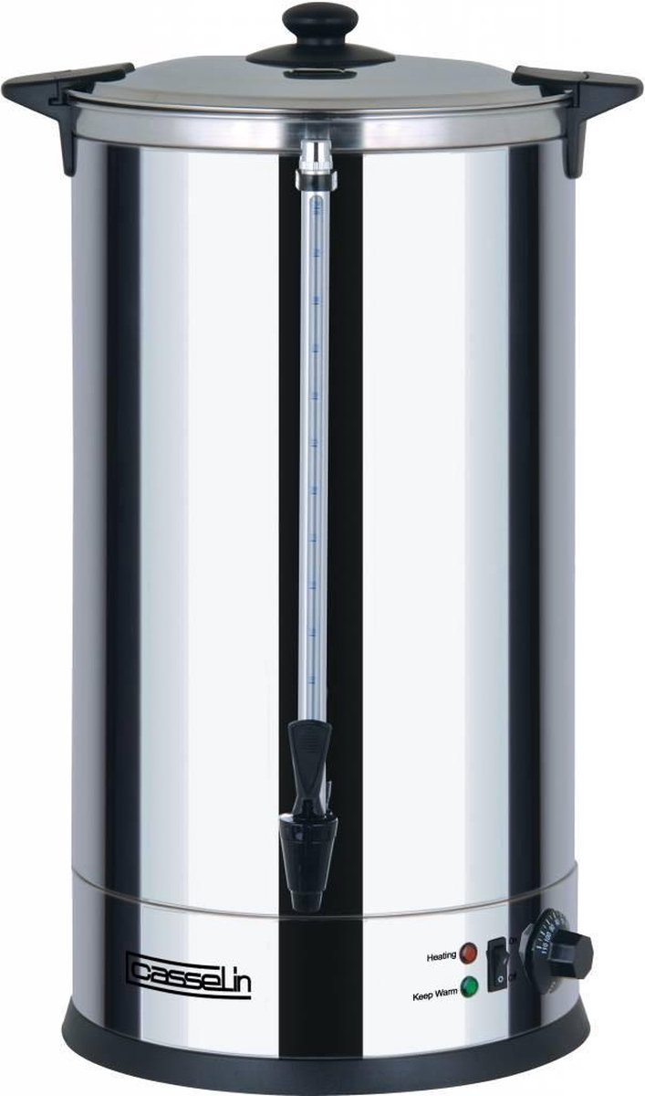 Heetwaterdispenser | dubbelwandig | Non-Drip Tapkraan | Ø318mm | 30 Liter