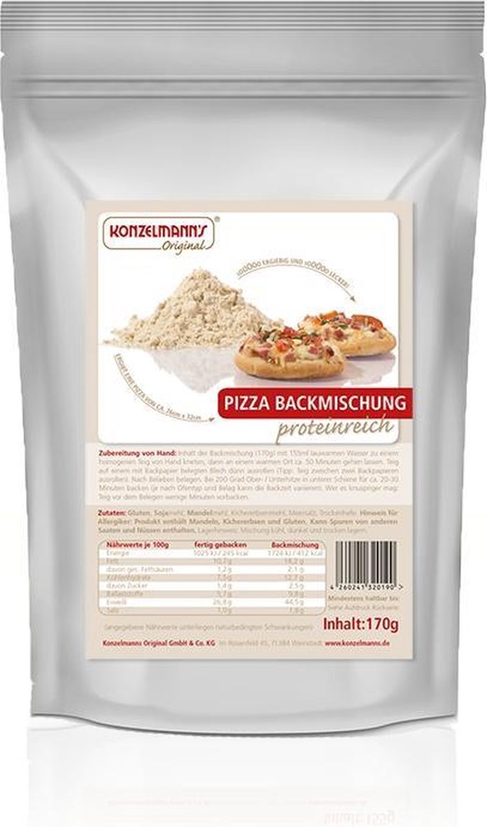 Konzelmann's Low Carb Pizza bakmix
