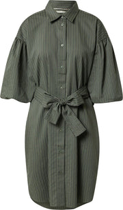 Inwear blousejurk yokoi Donkergroen-38