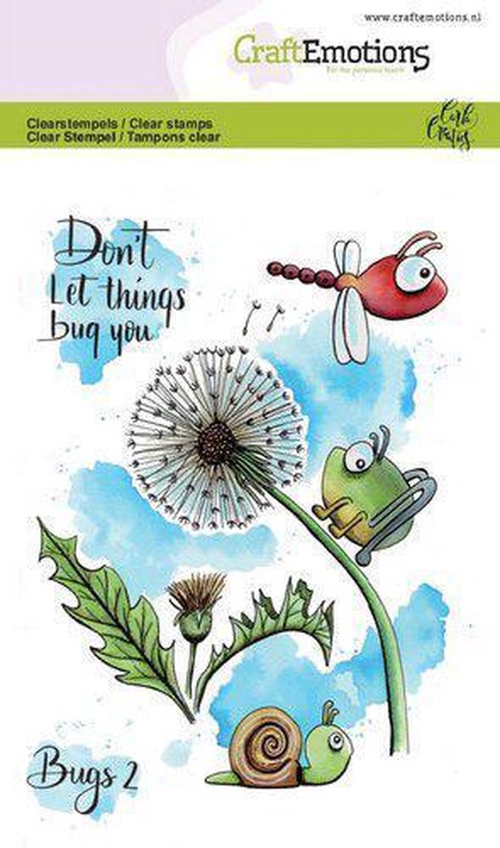 CraftEmotions clearstamps A6 - Bugs 2 Carla Creaties