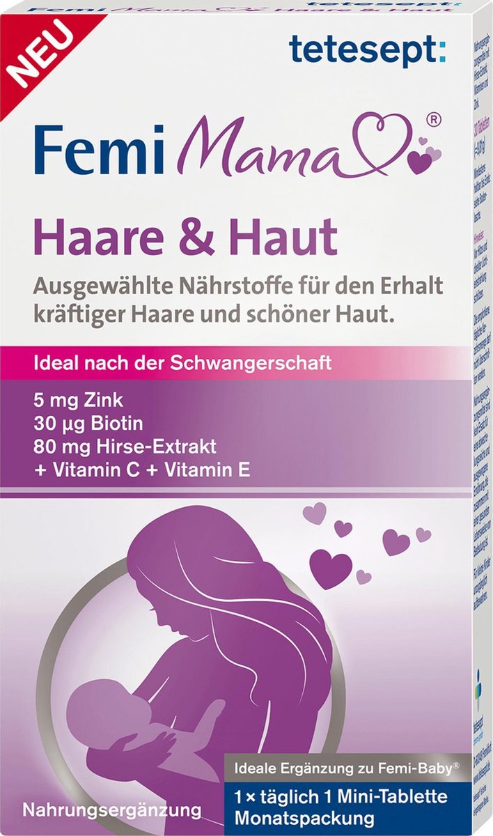 tetesept Femi Mama haar & huid (30 stuks)