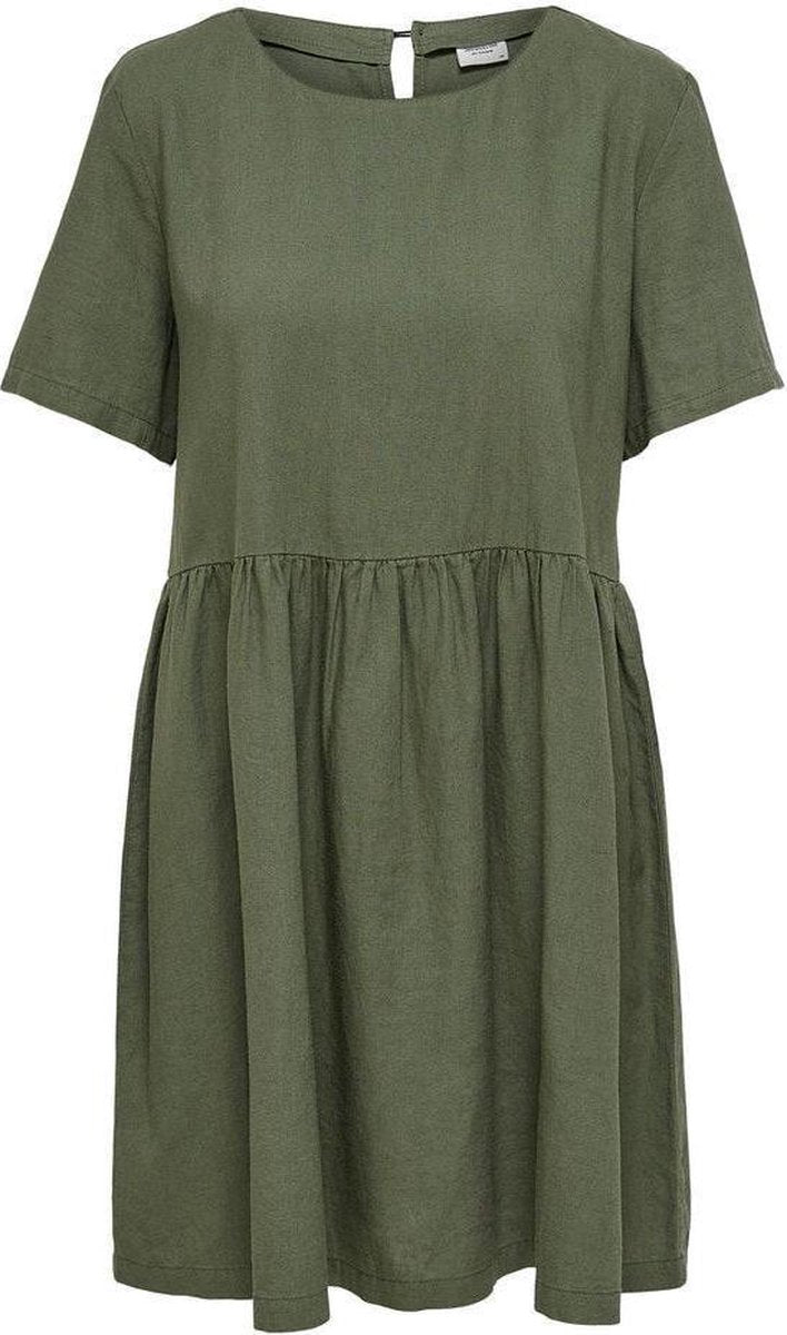 Jdysay S/s Linen Dress Wvn 15226319 Kalamata