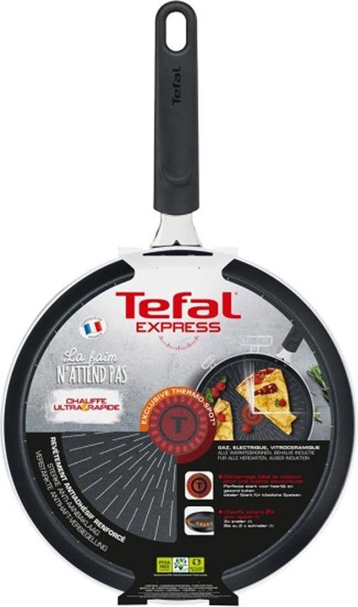 Tefal Express Hoogwaardig Aluminium Pannenkoekenpan - 25 cm