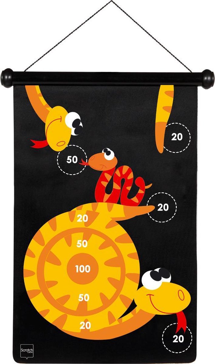 Scratch Dartspel Woestijn Magnetisch 36 X 55 Cm Tweezijdig
