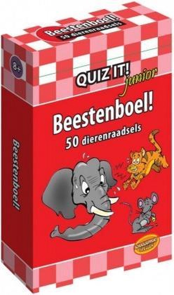 Schoolsupport leerkaarten Quiz it! Beestenboel