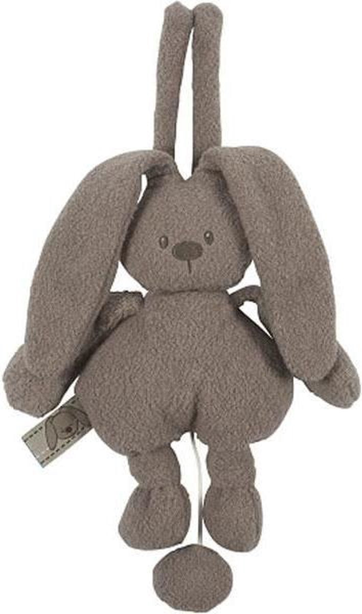 NATTOU - Mini Grey Rabbit Musical Lapidou