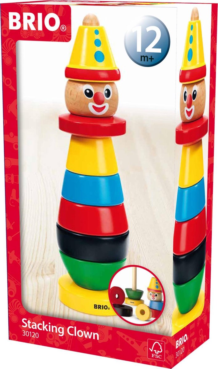 BRIO Stapelclown - 30120