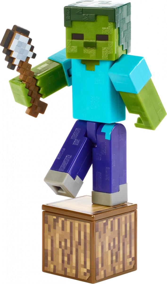 Mattel Speelfiguur Zombie Comic Maker 8 Cm Groen/blauw/paars
