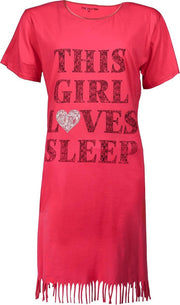 Temptation Dames Nachthemd Rood TPNGD1712A Maten: L
