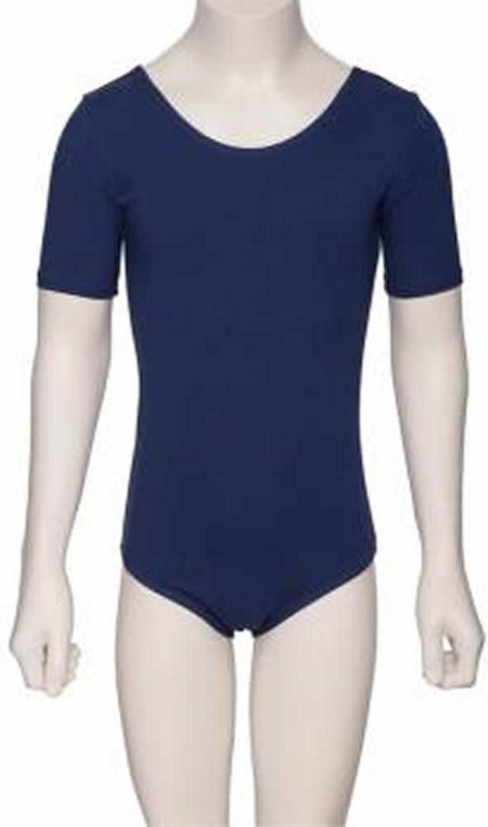 Balletpakje Megan Navy Blauw Met belt - Maat 0 - 3-5 Jaar