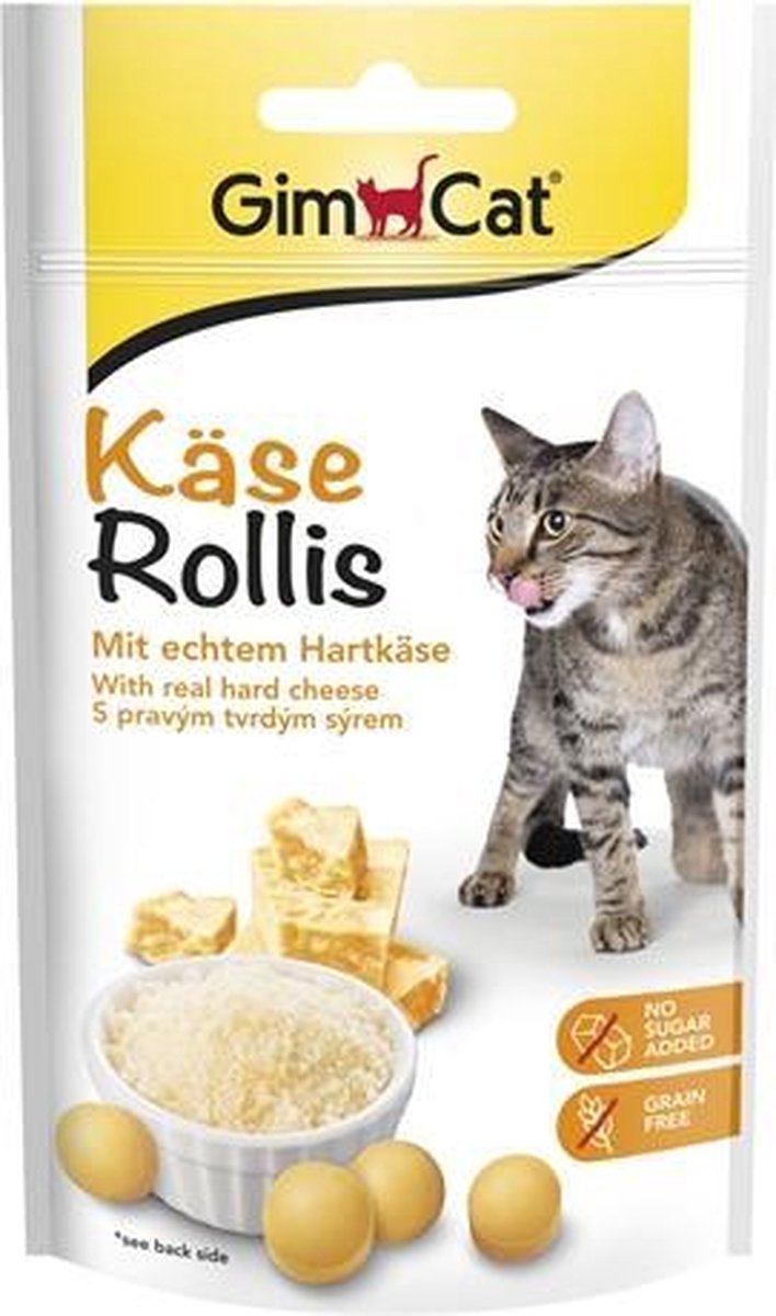 Gimcat kaas rollis - 40 gr - 1 stuks
