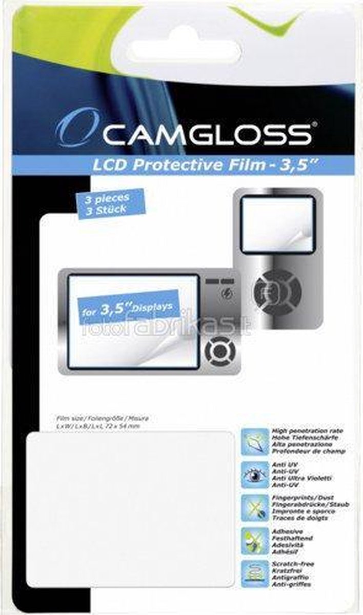 Camgloss Display Folie 3
